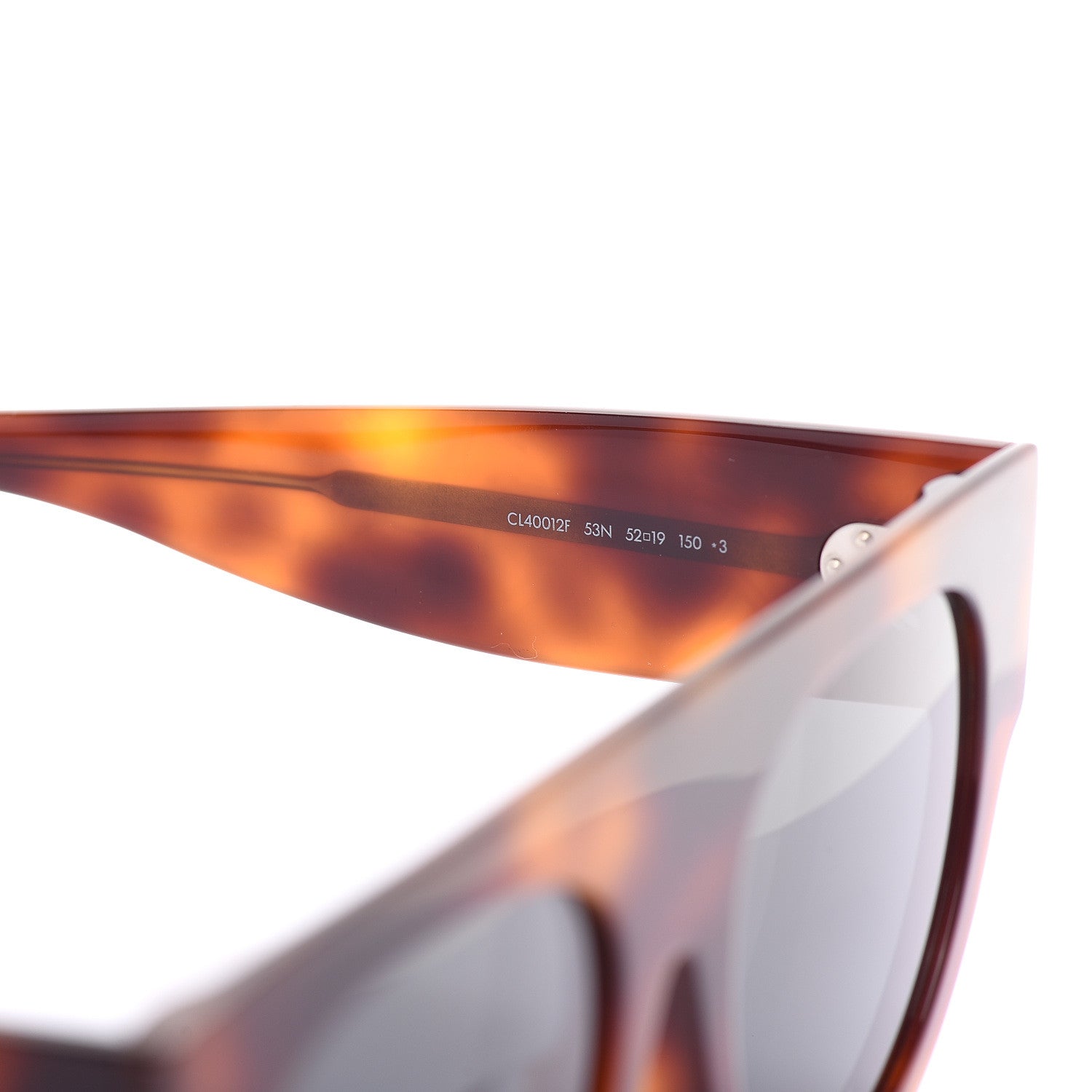 Celine Shadow Sunglasses CL40012F Tortoise 5 of 7