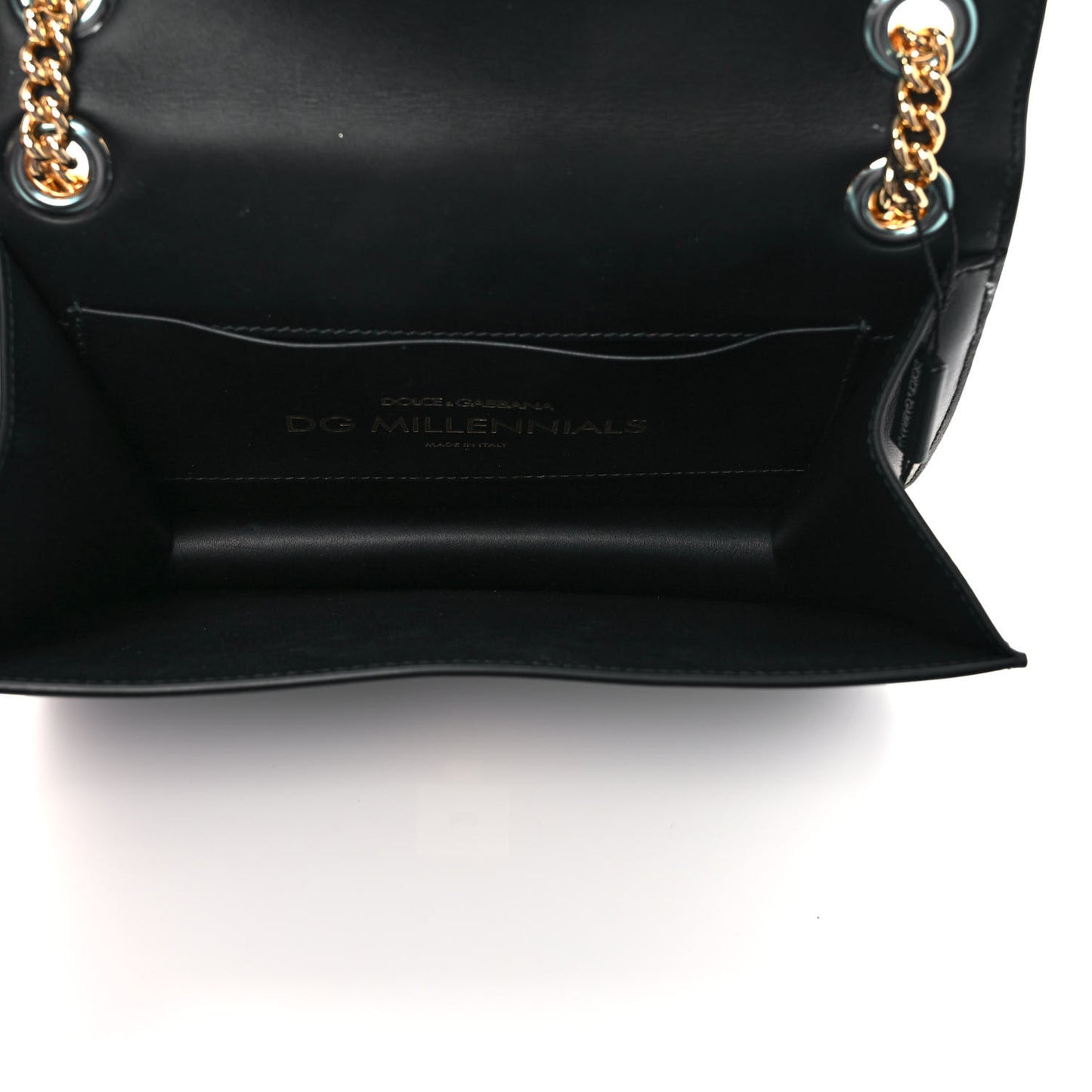 Nappa DG Millennials Shoulder Bag Black