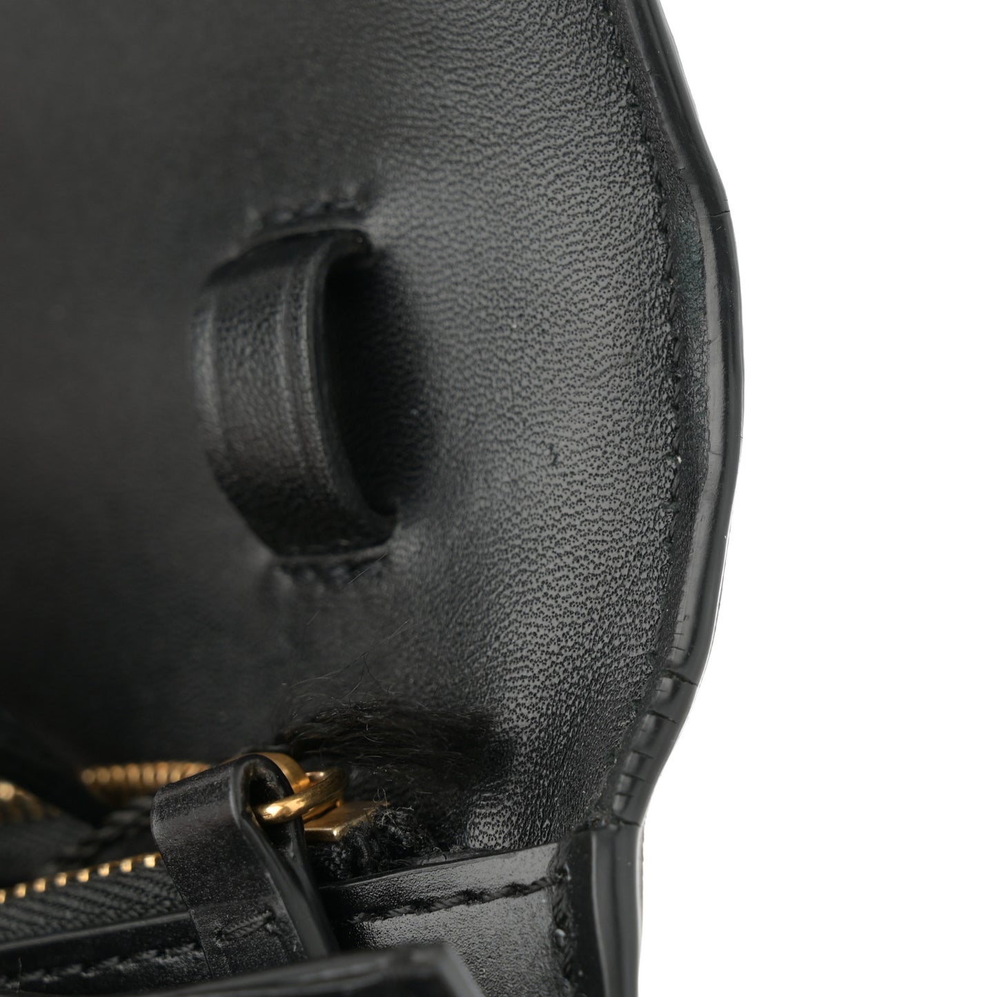 Liege Calfskin Medium Classic Box Flap Bag Black