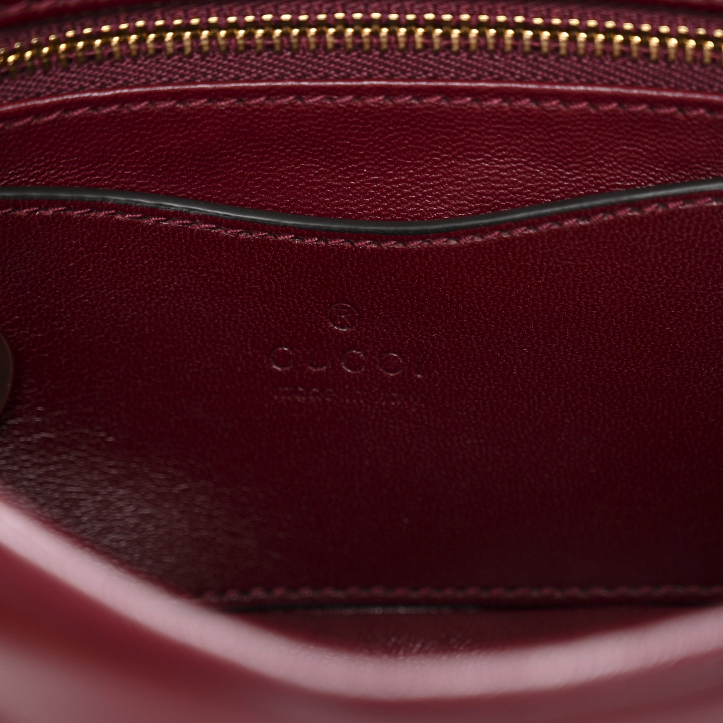 Lambskin Mini GG Milano Top Handle Shoulder Bag Rosso Ancora