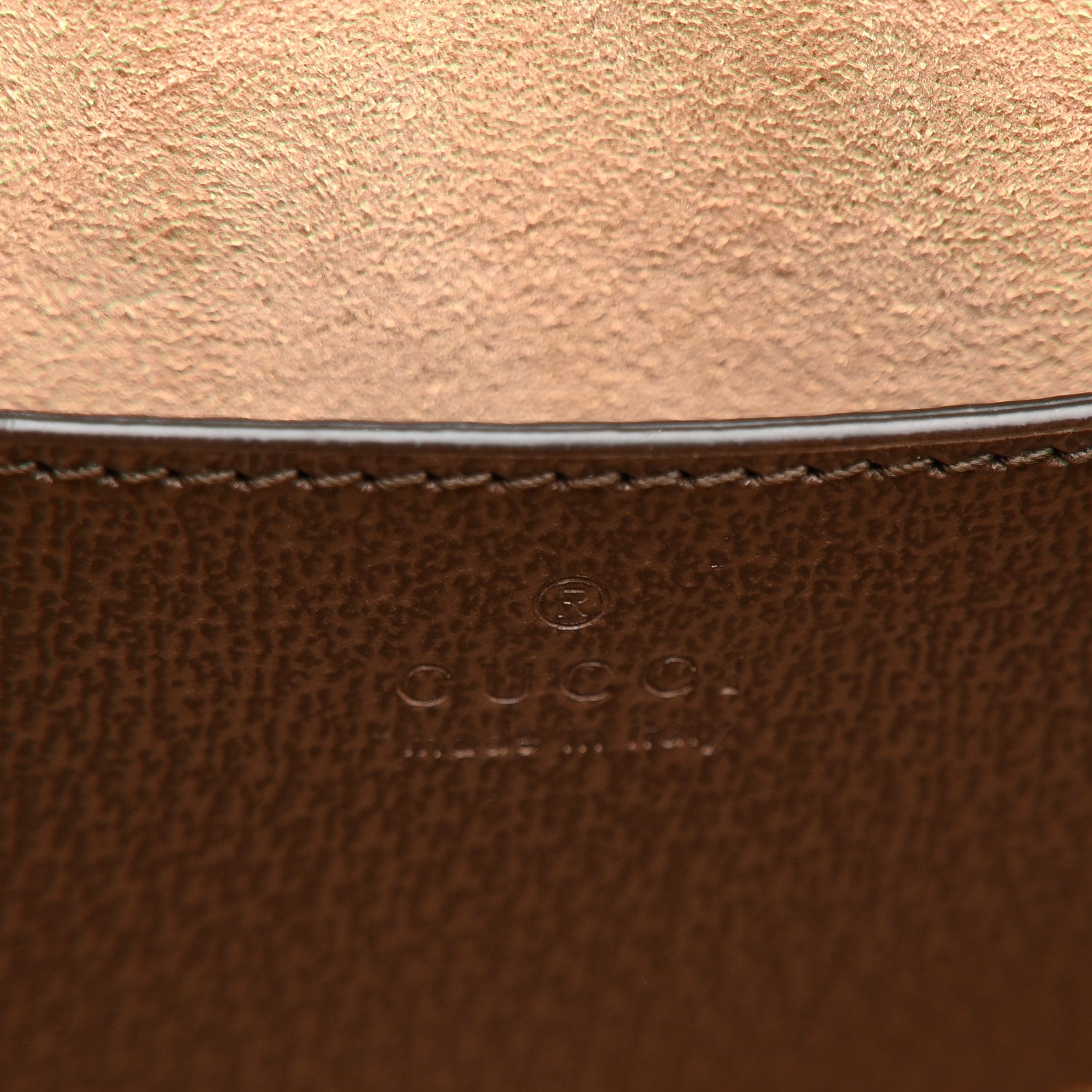 Gucci GG Supreme Monogram Textured Calfskin Web Small Ophidia Tote Bag Beige Ebony New Acero 6 of 13