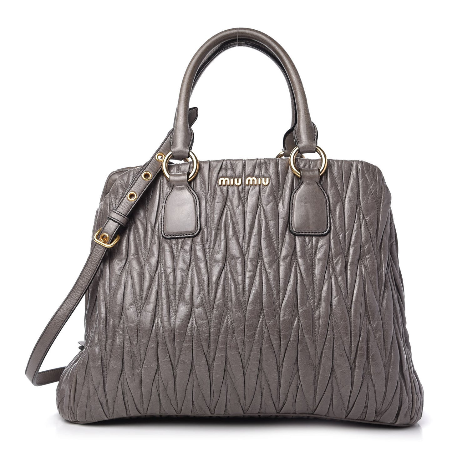 Nappa Matelasse Tote Argilla