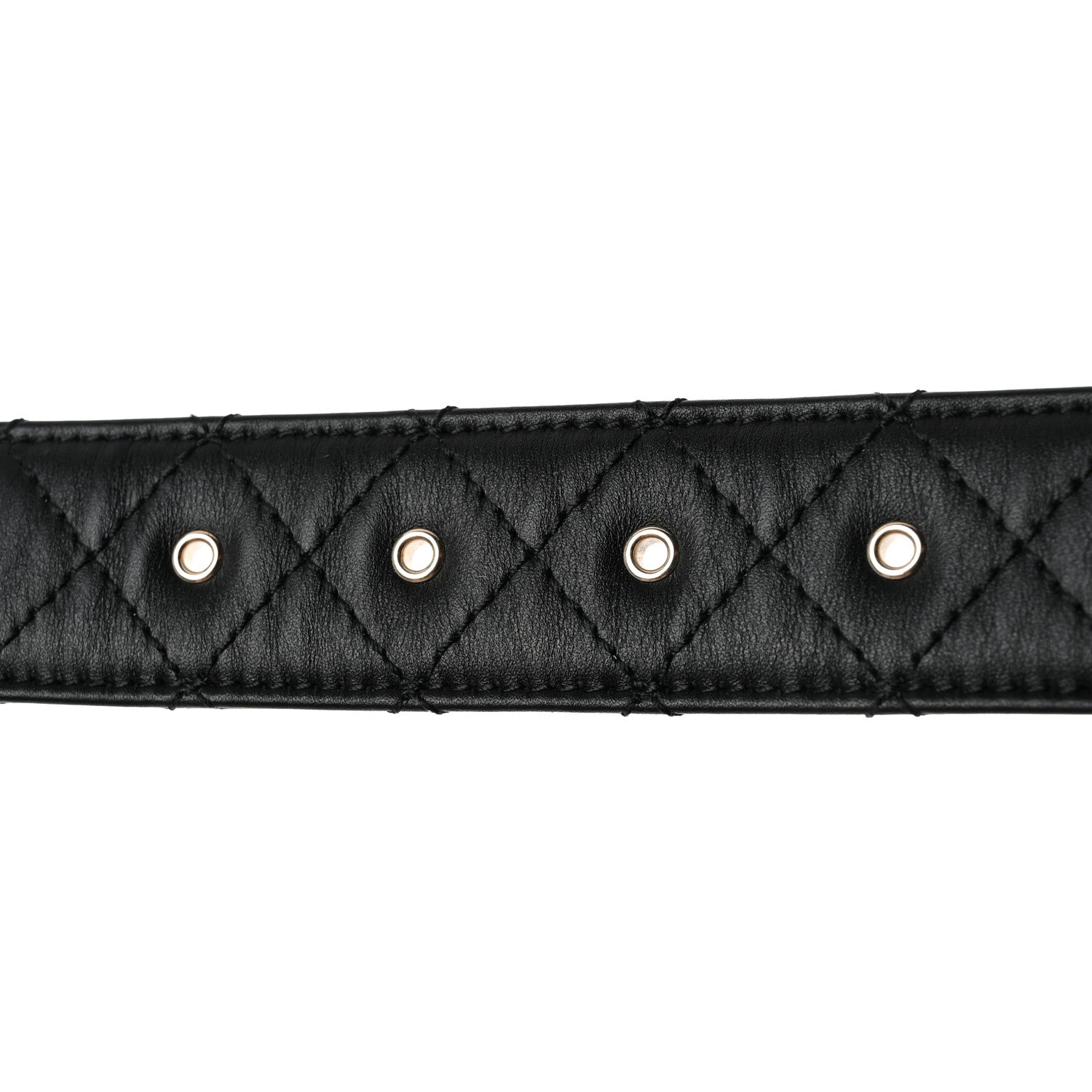 Chanel Lambskin Quilted CC Chain Belt 80 32 Black 5 of 5