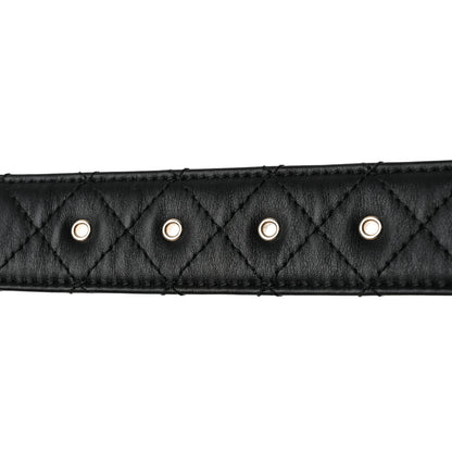 Chanel Lambskin Quilted CC Chain Belt 80 32 Black 5 of 5
