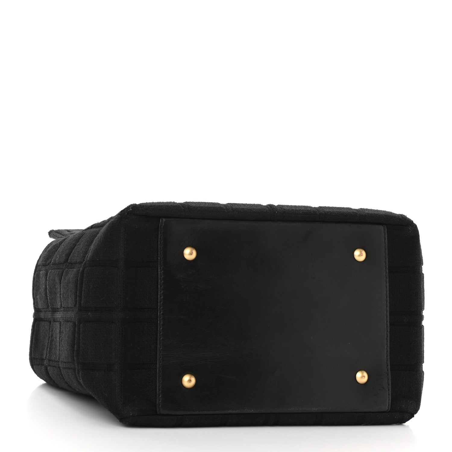 Chanel Jersey Quilted Crossbody Bag Black 3 of 10