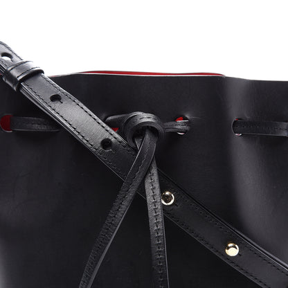 Mansur Gavriel Calfskin Mini Bucket Bag Black Flamma 9 of 9