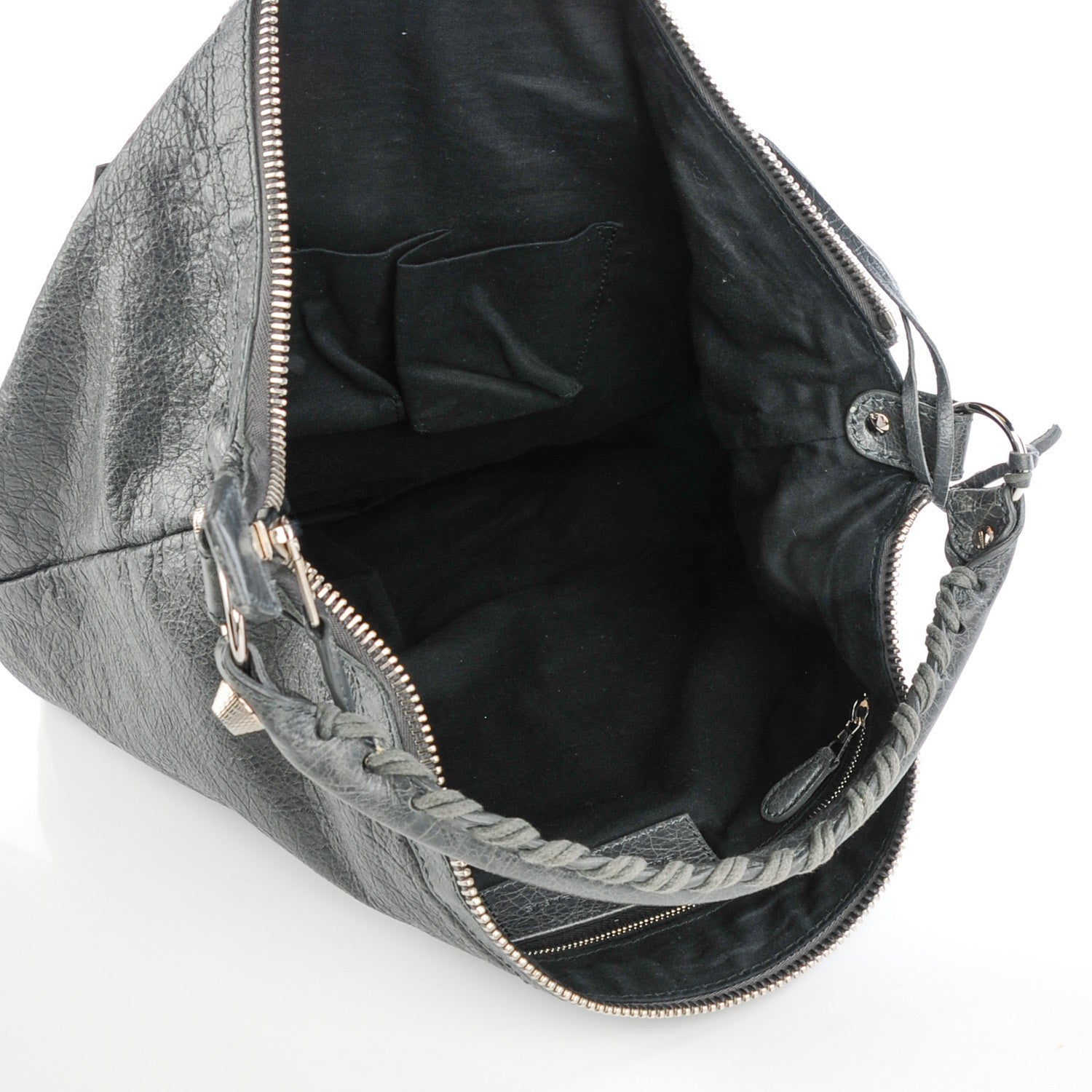 Balenciaga Agneau Giant 12 Silver Hardware Day Hobo Gris Tarmac 5 of 7