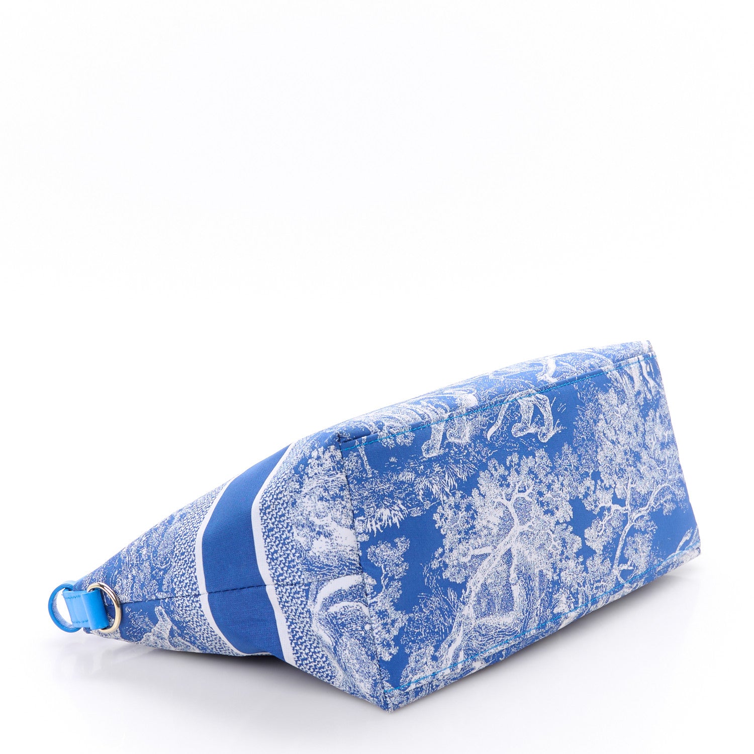 Christian Dior Technical Fabric Toile De Jouy DiorTravel Nomad Pouch Fluorescent Blue 4 of 10