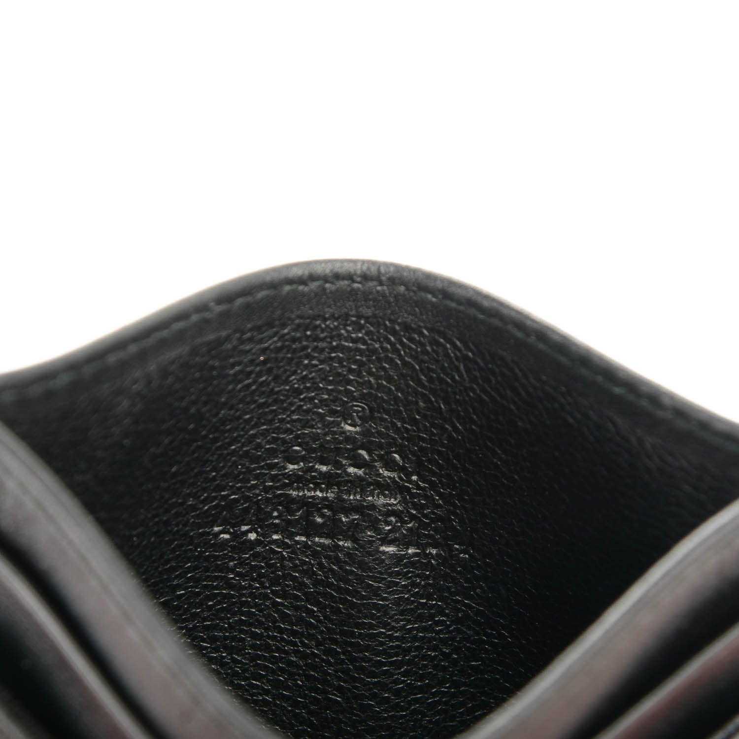 Gucci Calfskin Matelasse GG Marmont Card Holder Black 6 of 6
