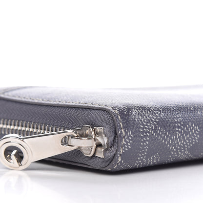 Goyard Goyardine Matignon Zip Around GM Wallet Grey 7 of 8