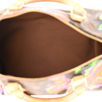 Louis Vuitton Monogram Roses Speedy 30 5 of 12