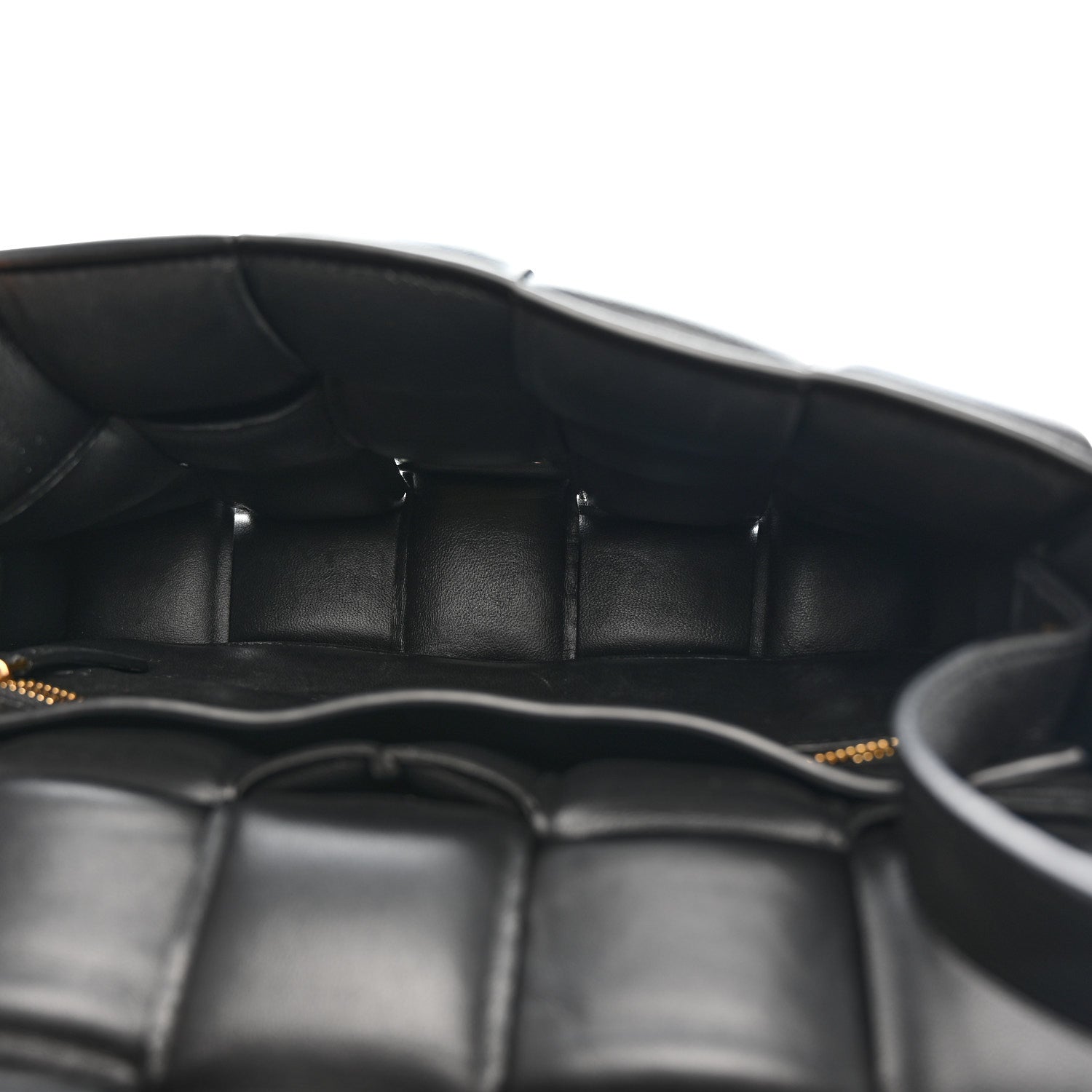 Bottega Veneta Nappa Maxi Intreccio Padded Cassette Crossbody Bag Black 5 of 10