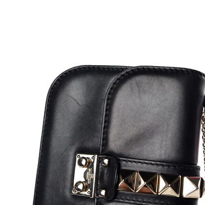Valentino Garavani Vitello Small Glam Lock Rockstud Flap Black 15 of 15