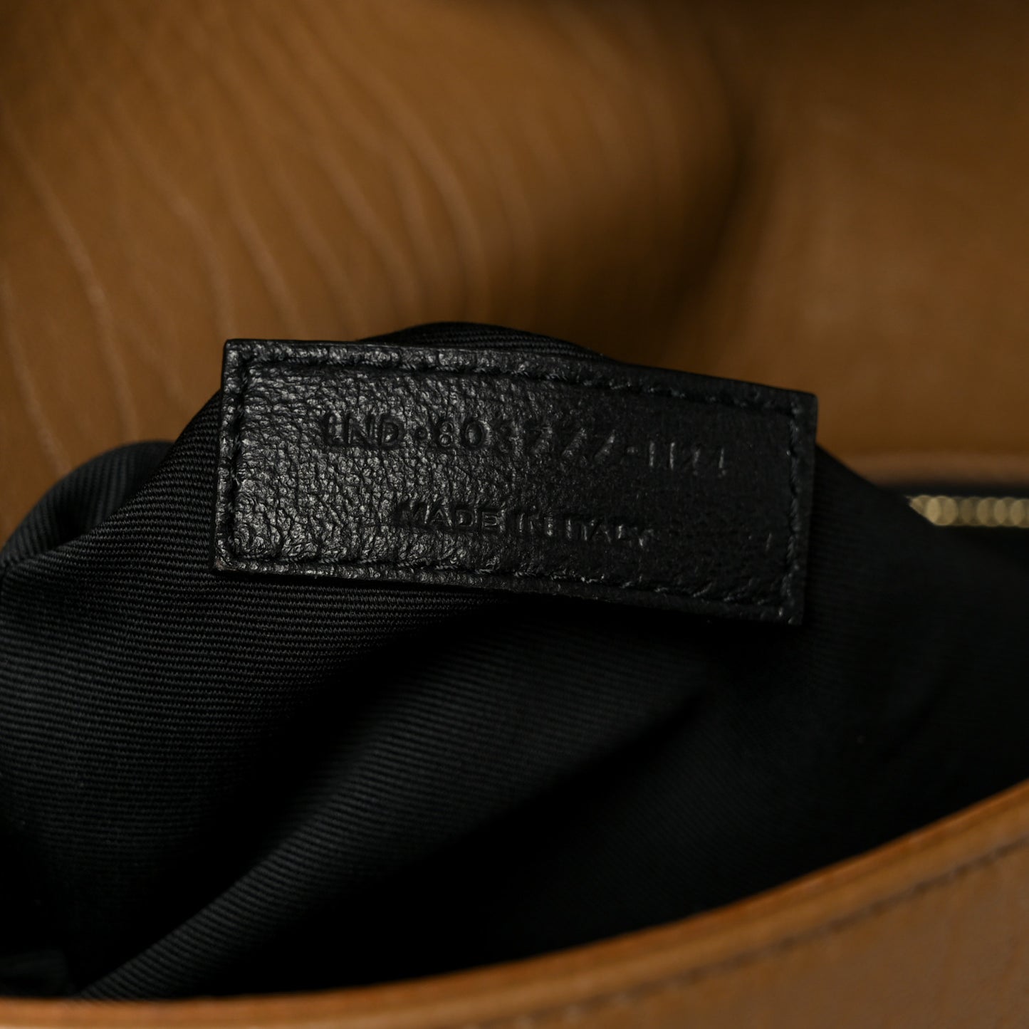 Grained Lambskin Monogram Large Niki Chain Satchel Dark Cork