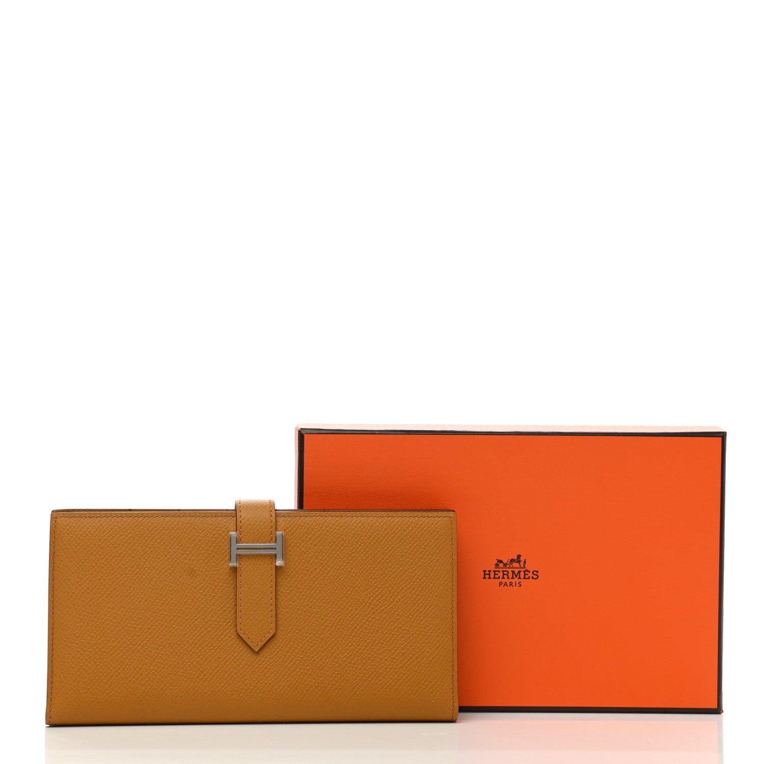 Hermes Epsom Bearn Gusset Wallet Sesame 8 of 8