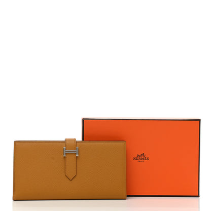 Hermes Epsom Bearn Gusset Wallet Sesame 8 of 8
