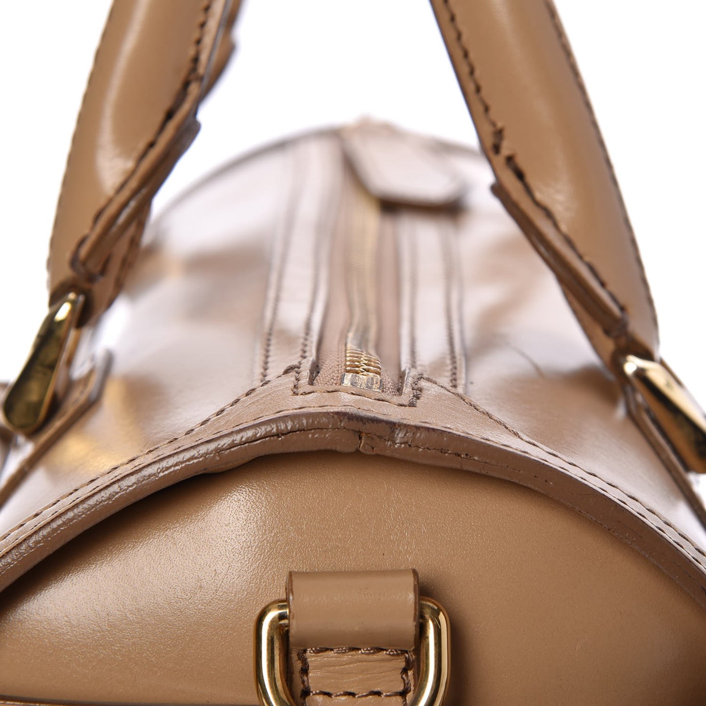Polished Bridle Calfskin Medium Chester Bowling Bag Trench