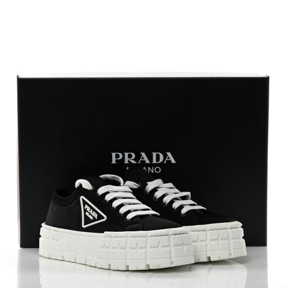 Prada Re-Nylon Gabardine Triangle Logo Double Wheel 50mm Sneakers 37.5 Black 9 of 9