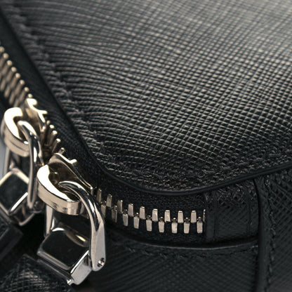 Prada Saffiano Harness Crossbody Bag Black 7 of 10