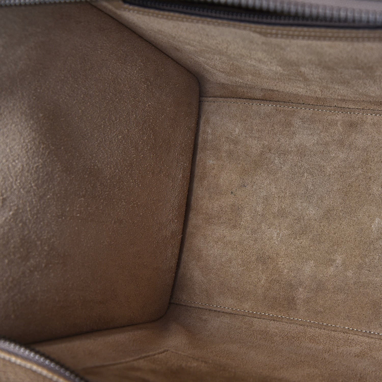 Celine Drummed Calfskin Mini Luggage Dune 13 of 17