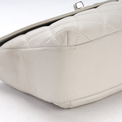 Chanel Lambskin Quilted CC Flap White 8 of 9