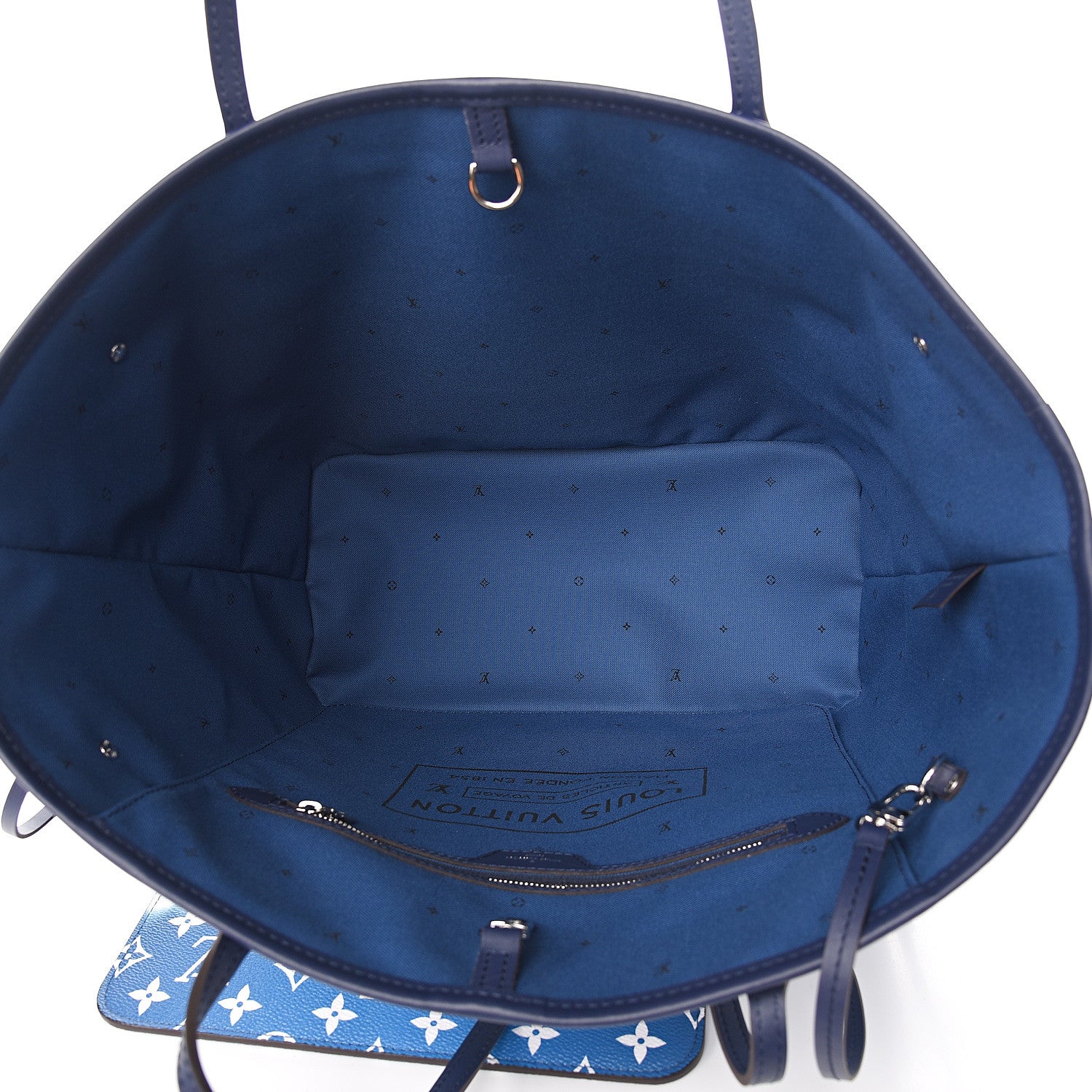 Louis Vuitton Monogram Escale Neverfull MM Blue 5 of 12