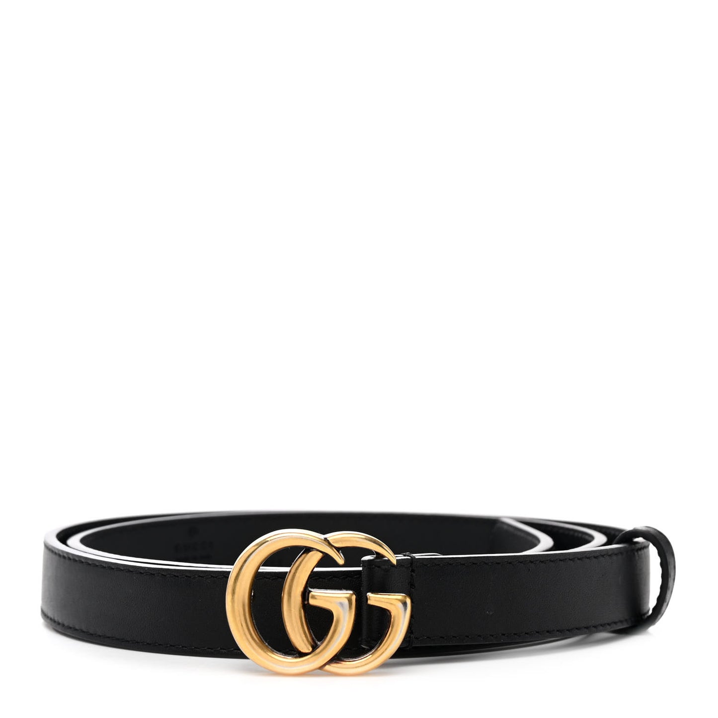 Calfskin Double G 20mm Belt 90 36 Black