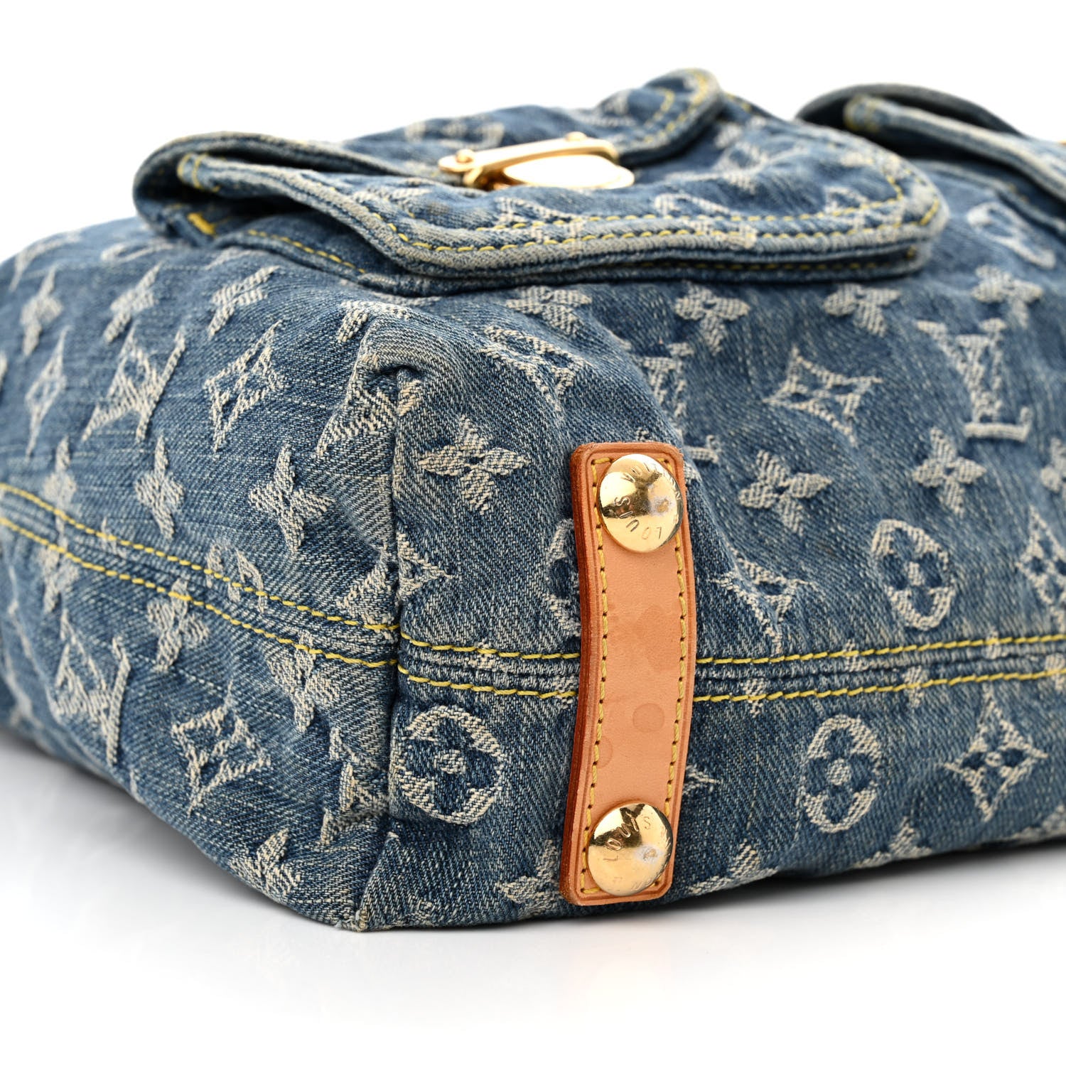 Louis Vuitton Denim Baggy GM Blue 8 of 9