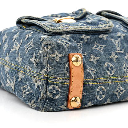 Louis Vuitton Denim Baggy GM Blue 8 of 9