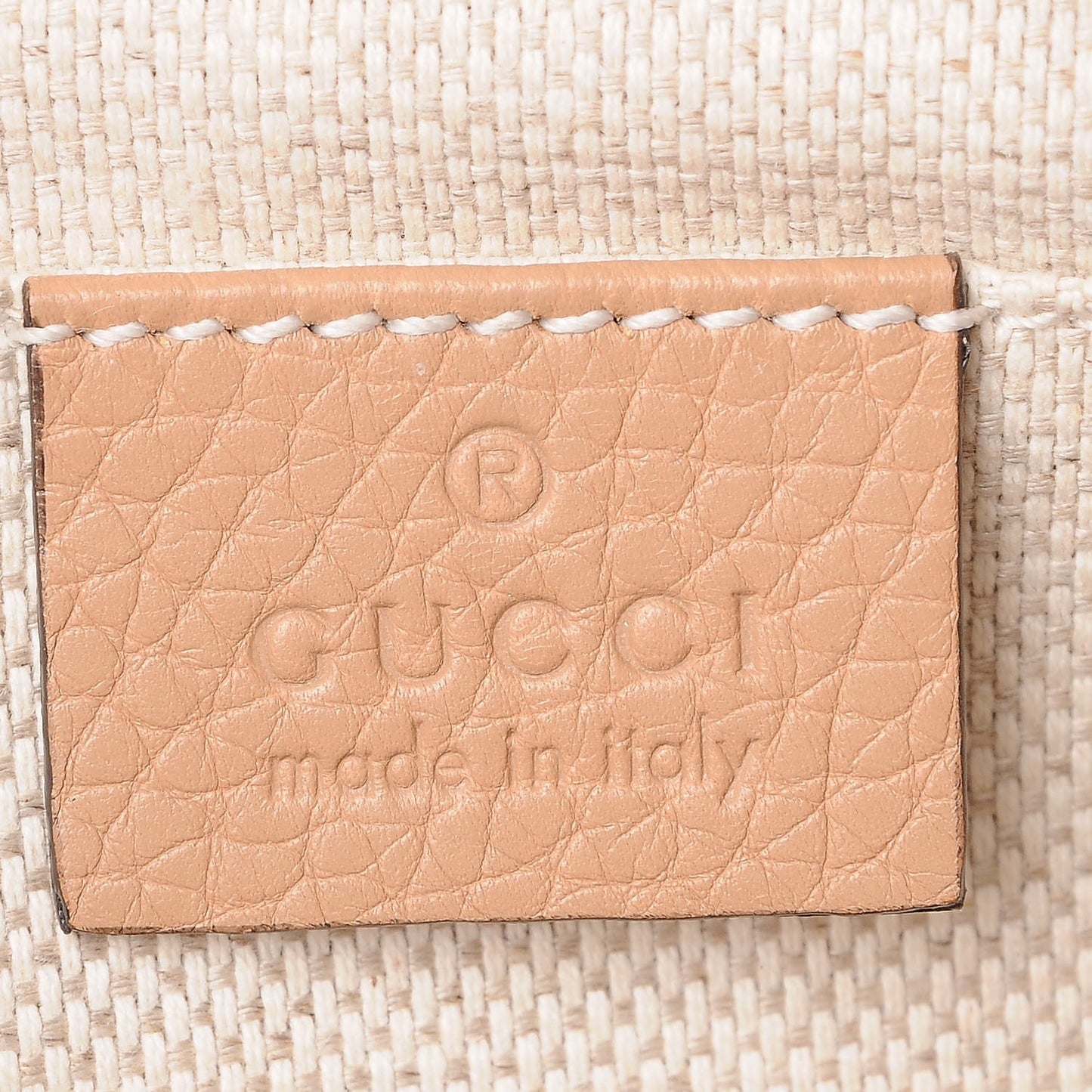 Pebbled Calfskin Small Soho Disco Bag Rose Beige