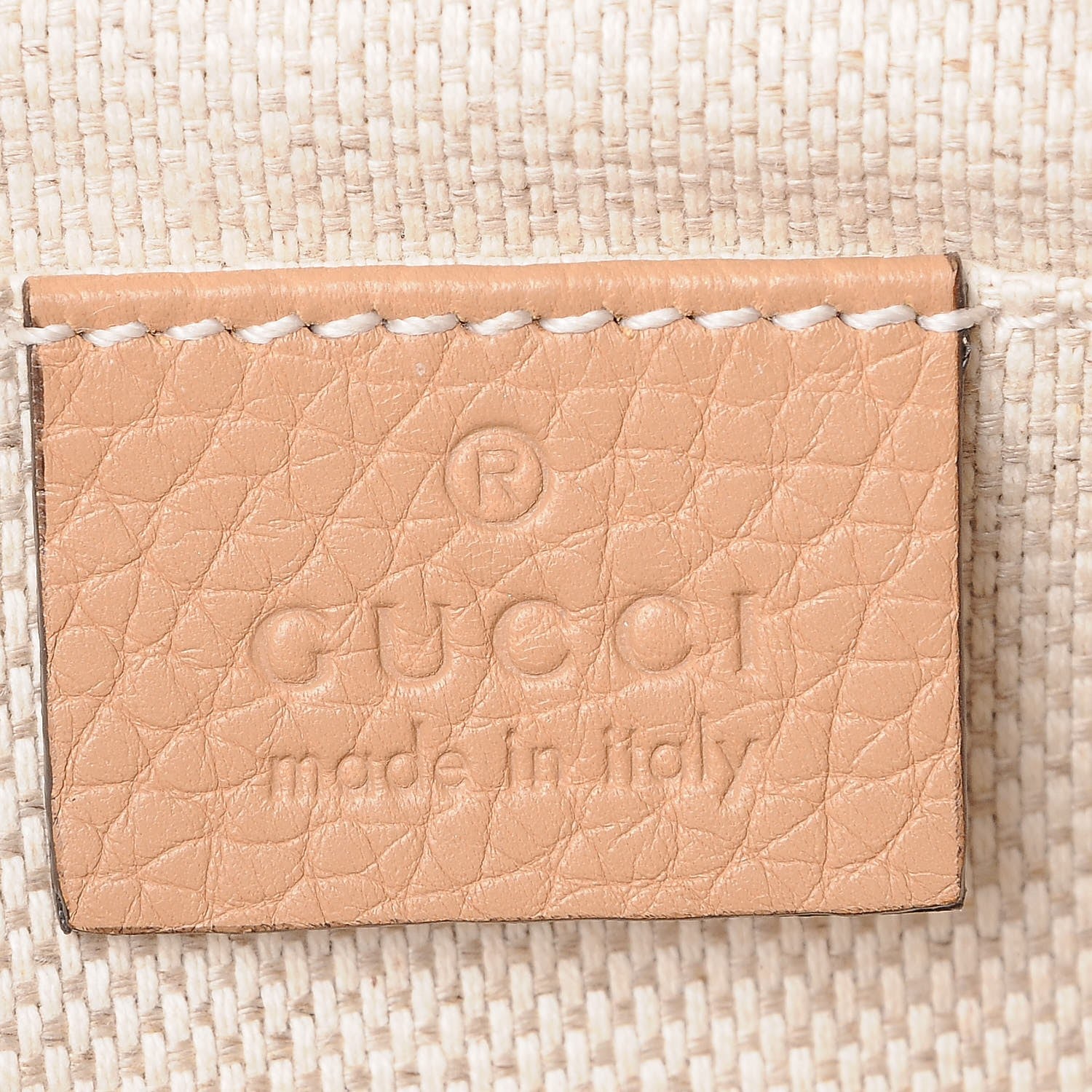 Gucci Pebbled Calfskin Small Soho Disco Bag Rose Beige 6 of 8