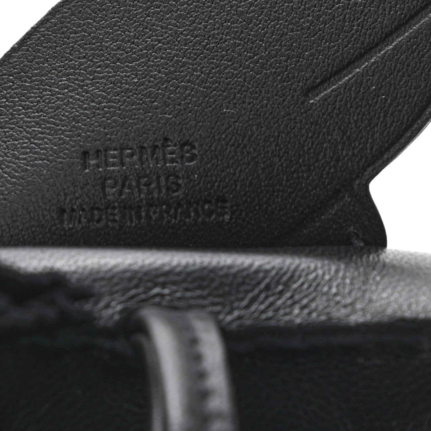 Hermes Milo Lambskin Grigri Rodeo Pegase Horse Bag Charm MM So Black 4 of 4