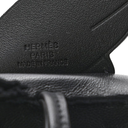 Hermes Milo Lambskin Grigri Rodeo Pegase Horse Bag Charm MM So Black 4 of 4