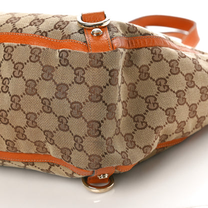 Gucci Monogram Large Abbey Tote Orange 10 of 14