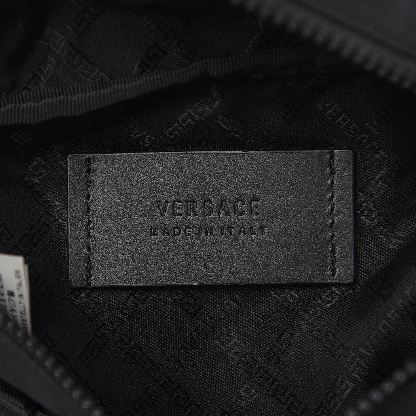 Nylon Palazzo Medusa Belt Bag Black