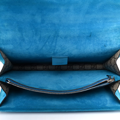 Gucci GG Supreme Monogram Small Dionysus Shoulder Bag Bright Turquoise 5 of 11