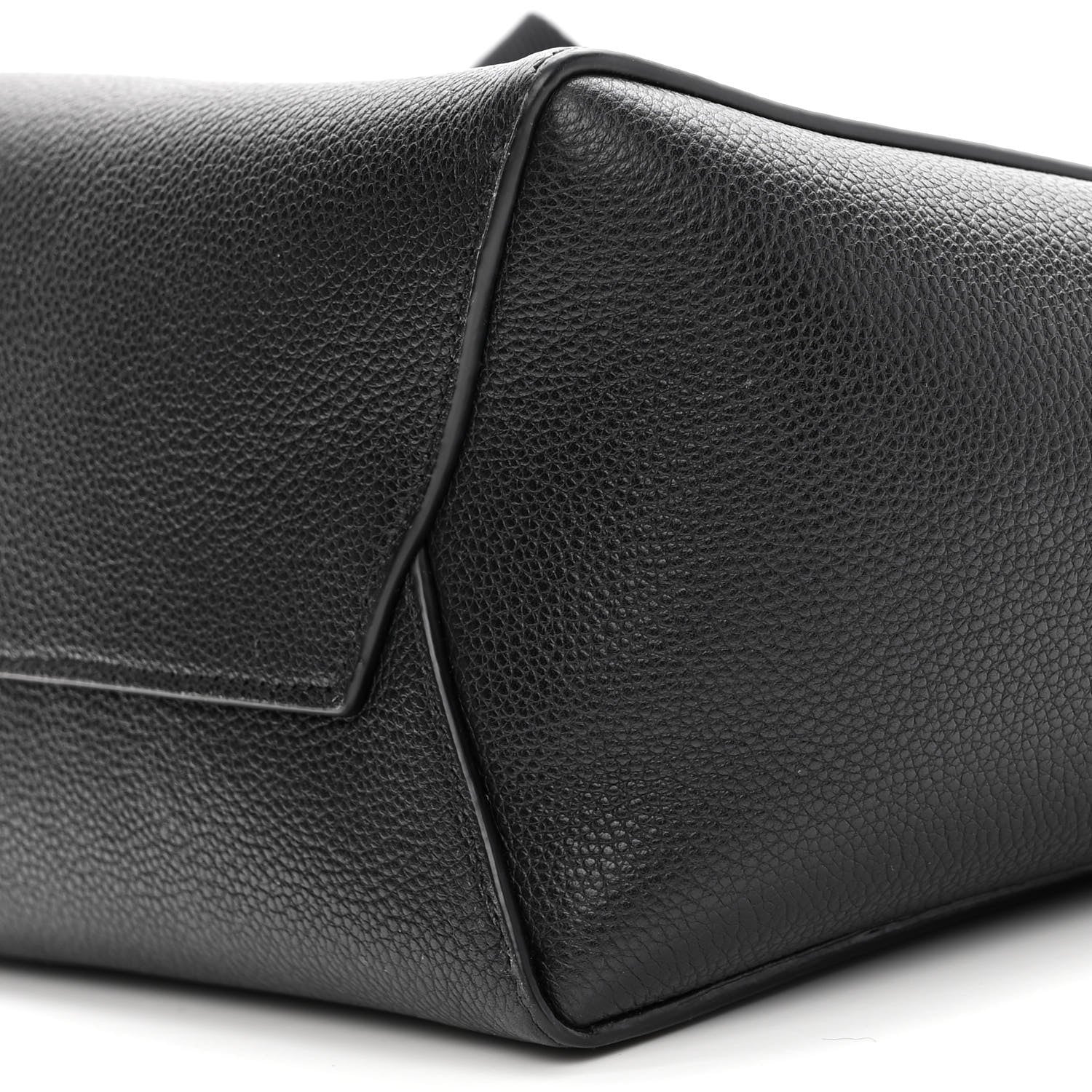 Celine Soft Grained Calfskin Small Sangle Bucket Bag Black 9 of 9