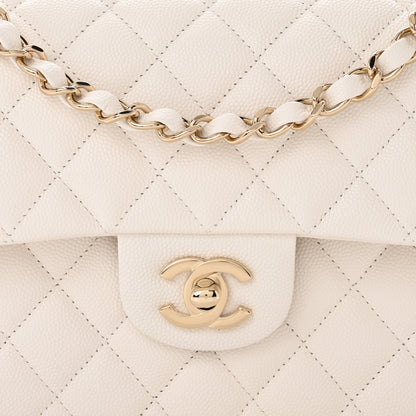 Chanel Caviar Quilted Small Double Flap White 8 of 11