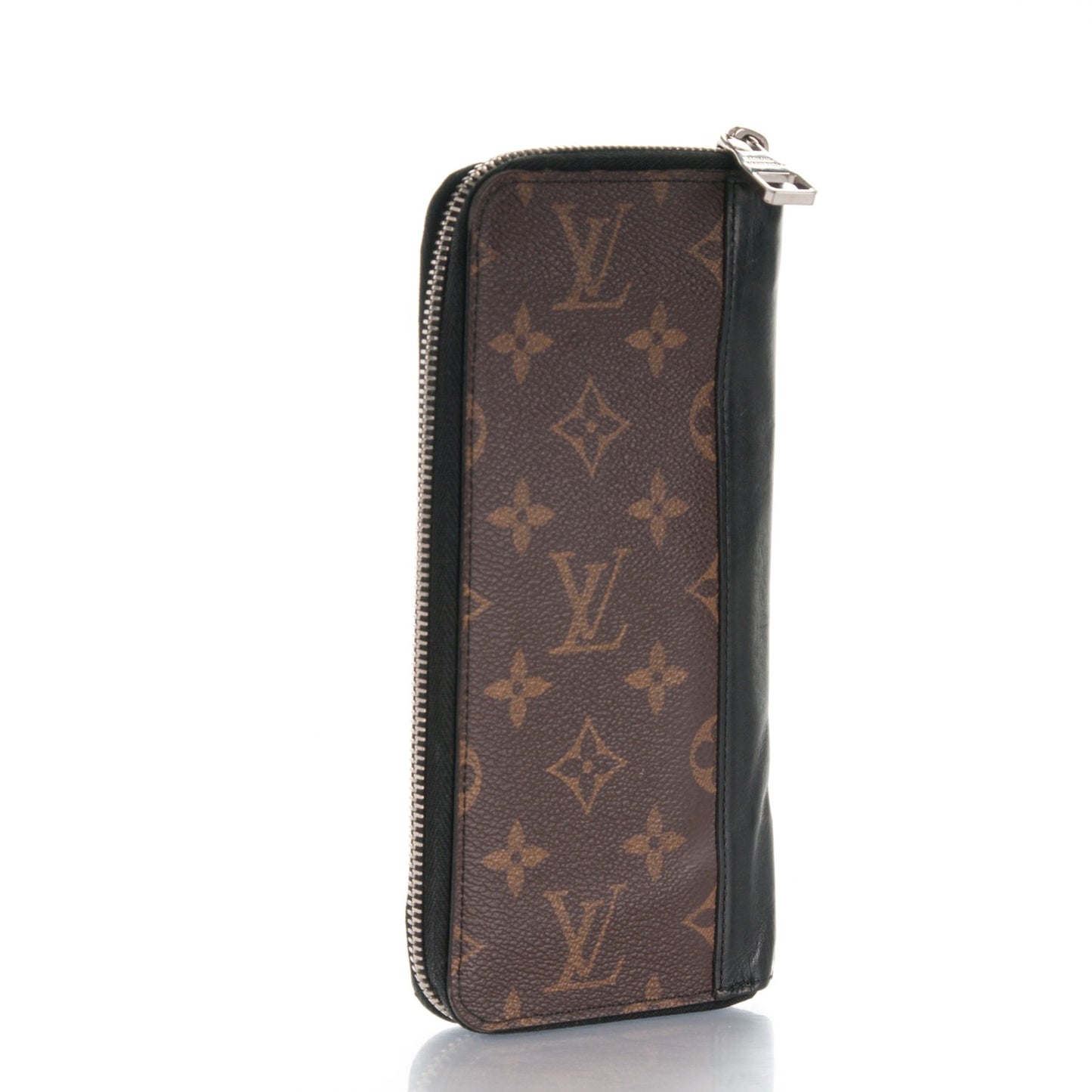Monogram Macassar Vertical Zippy Wallet