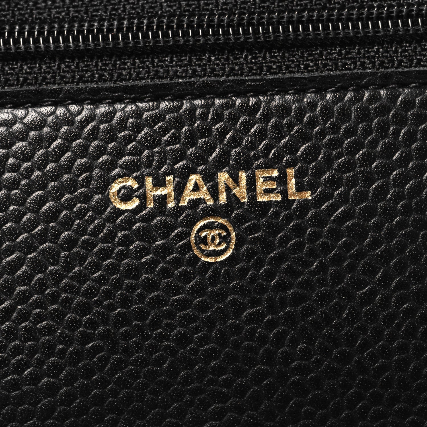 Chanel Caviar Quilted Wallet on Chain WOC Black 6 of 12