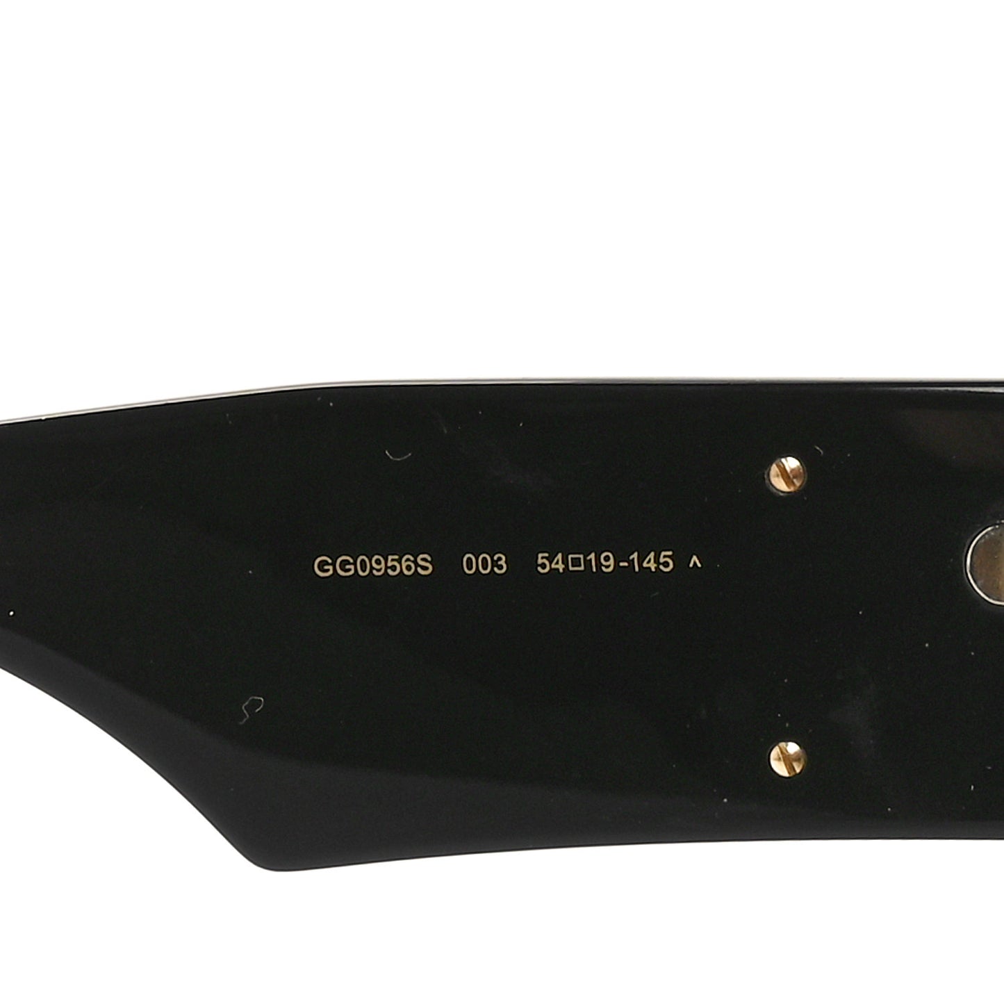 Acetate Square Frame Sunglasses GG0956S Black
