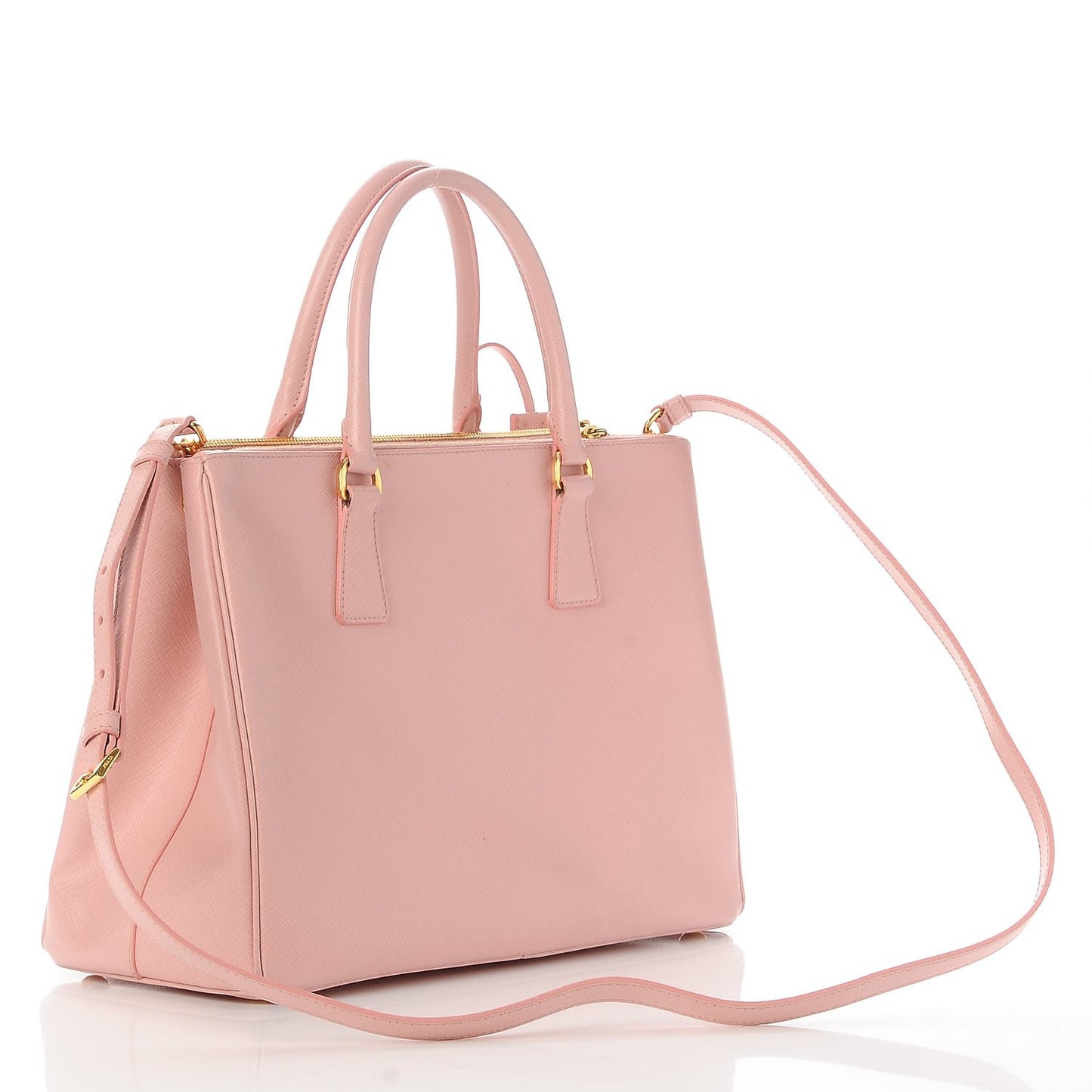 Saffiano Medium Galleria Double Zip Tote Orchidea