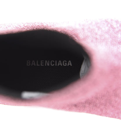 Balenciaga Laminated Knit Bi-Color Sole Womens Speed Sneakers 36 Pink White Black 8 of 11