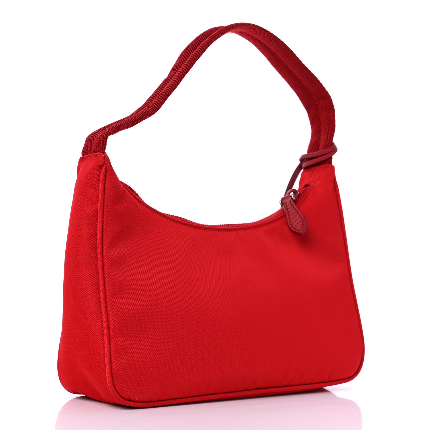 Prada Tessuto Nylon Mini Re-Edition 2000 Bag Rosso 3 of 8