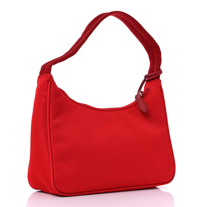 Prada Tessuto Nylon Mini Re-Edition 2000 Bag Rosso 3 of 8