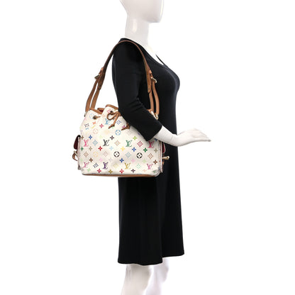 Louis Vuitton Monogram Multicolor Petit Noe White 2 of 22