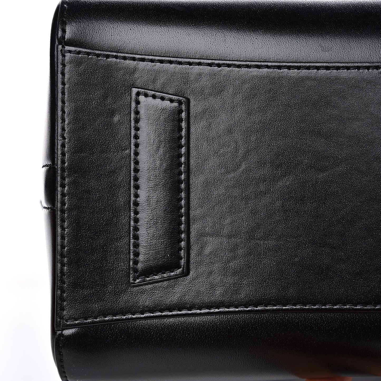 Shiny Lord Calfskin Small Antigona Black