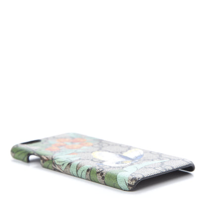Gucci GG Supreme Monogram Tian Print iPhone 7 Case Beige Multicolor New Acero 4 of 7