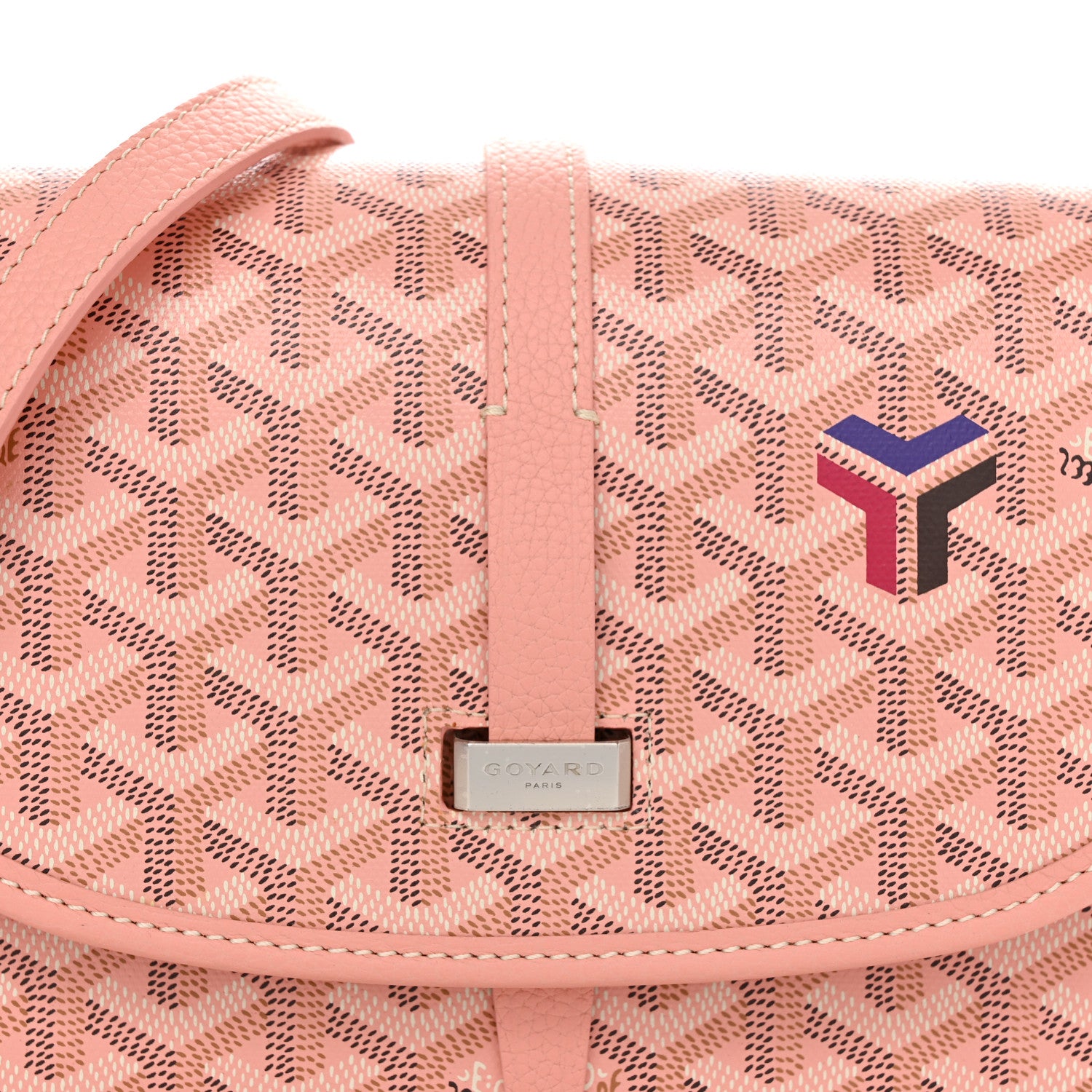Goyard Goyardine Belvedere II PM Messenger Bag Pink 7 of 9
