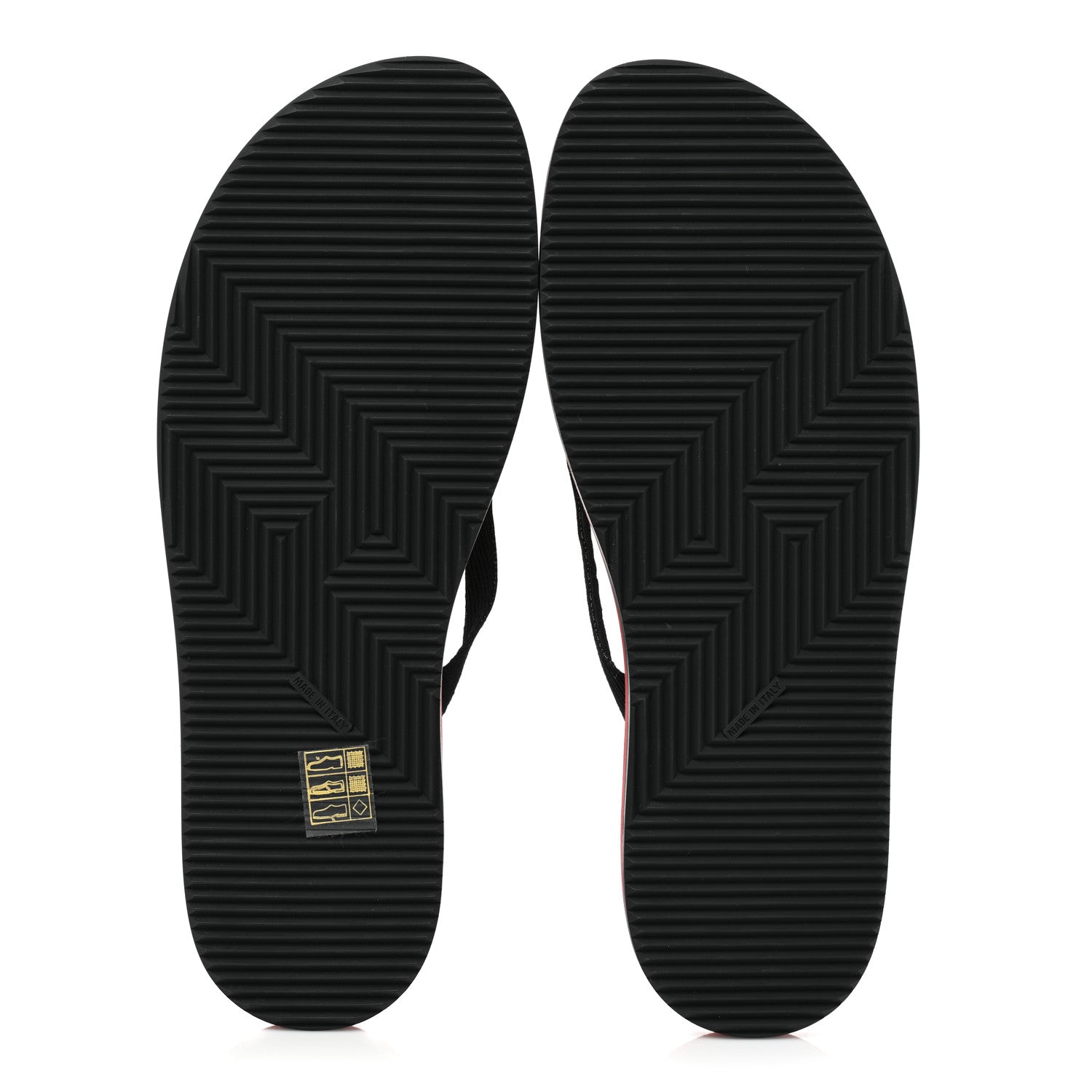 Hermes Canvas Mens Summer Thong Sandals 43 Black Rouge H 5 of 13